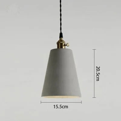 suspension industrielle en ciment pour table et bar - vue 10 sur 23