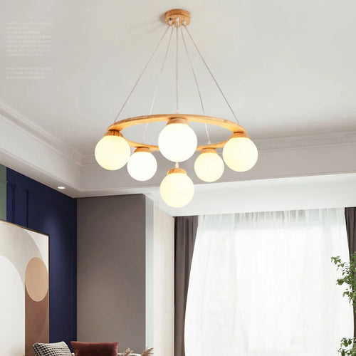 lustre nordique magique haricot créatif pour restaurant - vue 3 sur 9