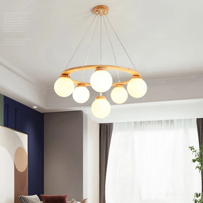 lustre nordique magique haricot créatif pour restaurant - vue 3 sur 9
