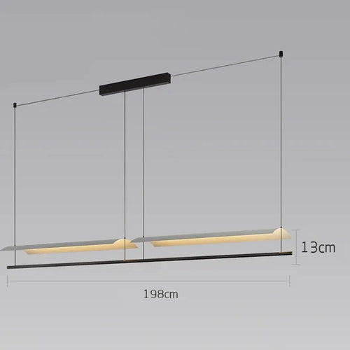 Lustre LED minimaliste design - vue 10 sur 10
