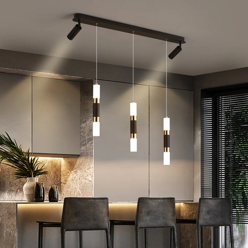 lustre à led moderne design réglable pour espaces divers - vue 2 sur 7