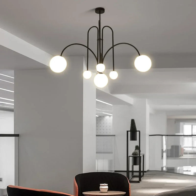 suspension led style italien pour décoration moderne et élégante - vue 5 sur 12