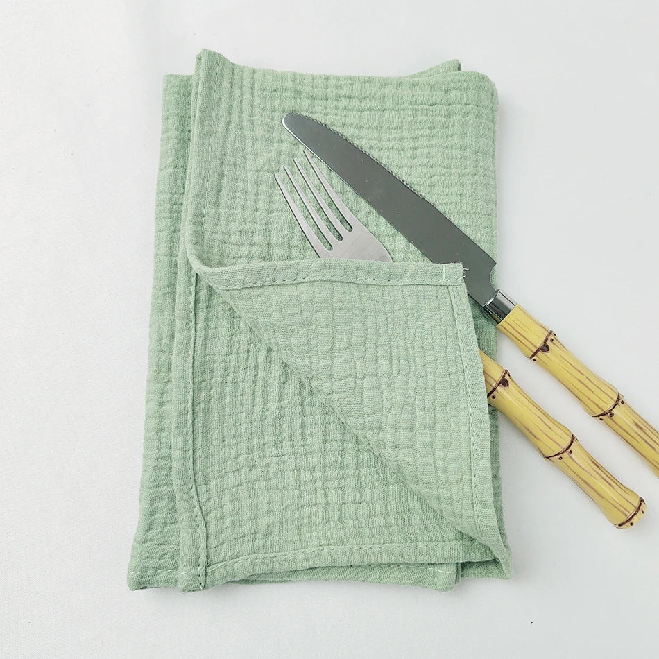 Serviette de table coton lot de 10 40x40