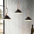 lampe suspendue métallique vantage réglable en hauteur