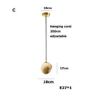 lustre suspendu led marbre géométrique intensité variable