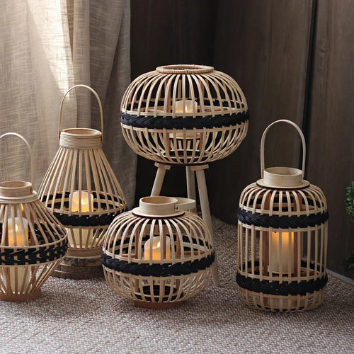 Lampe chandelier romantique aux chandelles - vue 2 sur 10