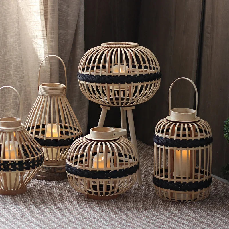 Lampe chandelier romantique aux chandelles - vue 2 sur 10