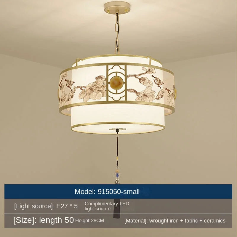 lustre rétro créatif pour éclairage intérieur de restaurant - vue 8 sur 9