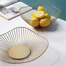 corbeille à fruits en métal pour rangement et décorations variées