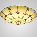 lustre tiffany méditerranéen bohème vitrail pour décoration intérieure
