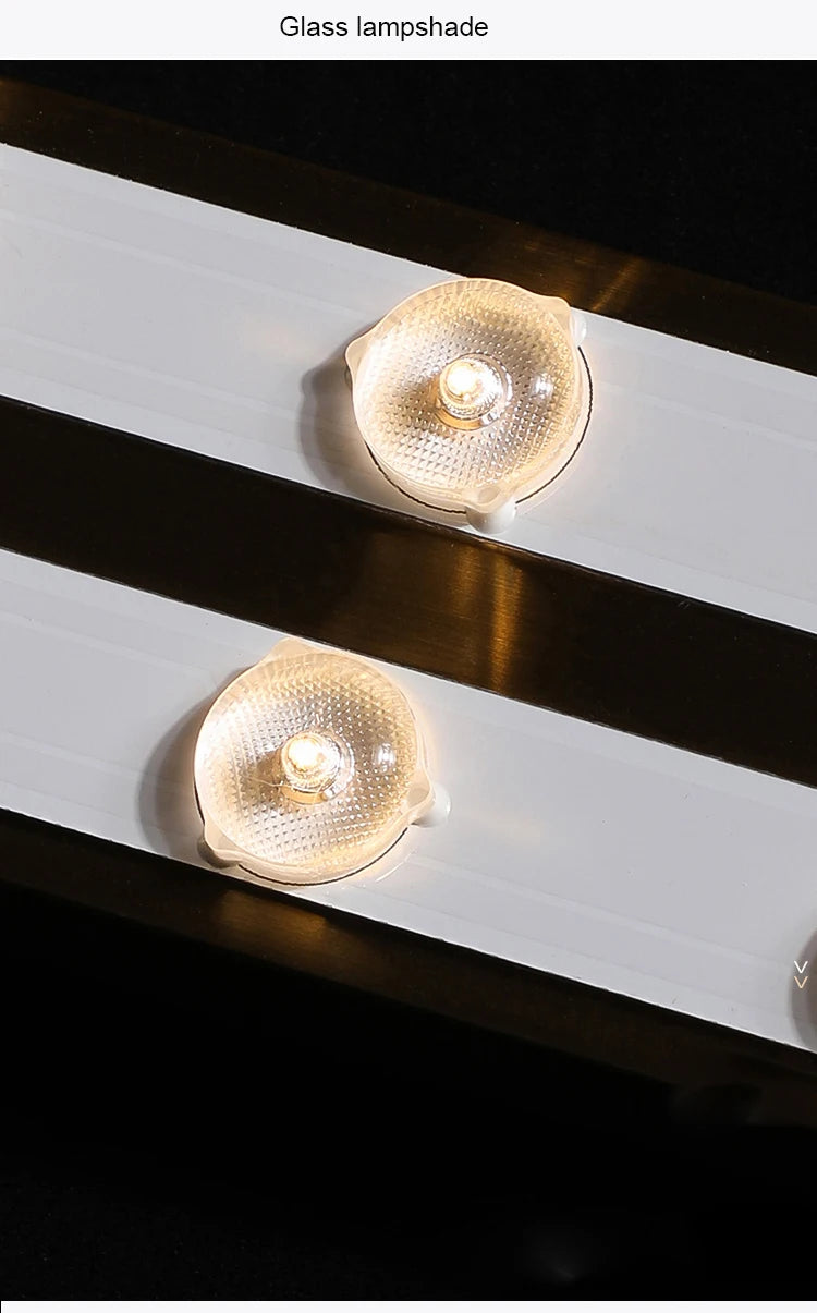 applique murale led en verre style italien moderne luxe - vue 5 sur 8