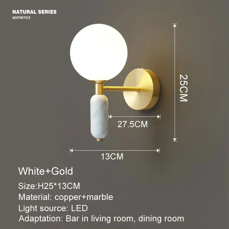 applique murale led design nordique moderne pour hôtel et maison