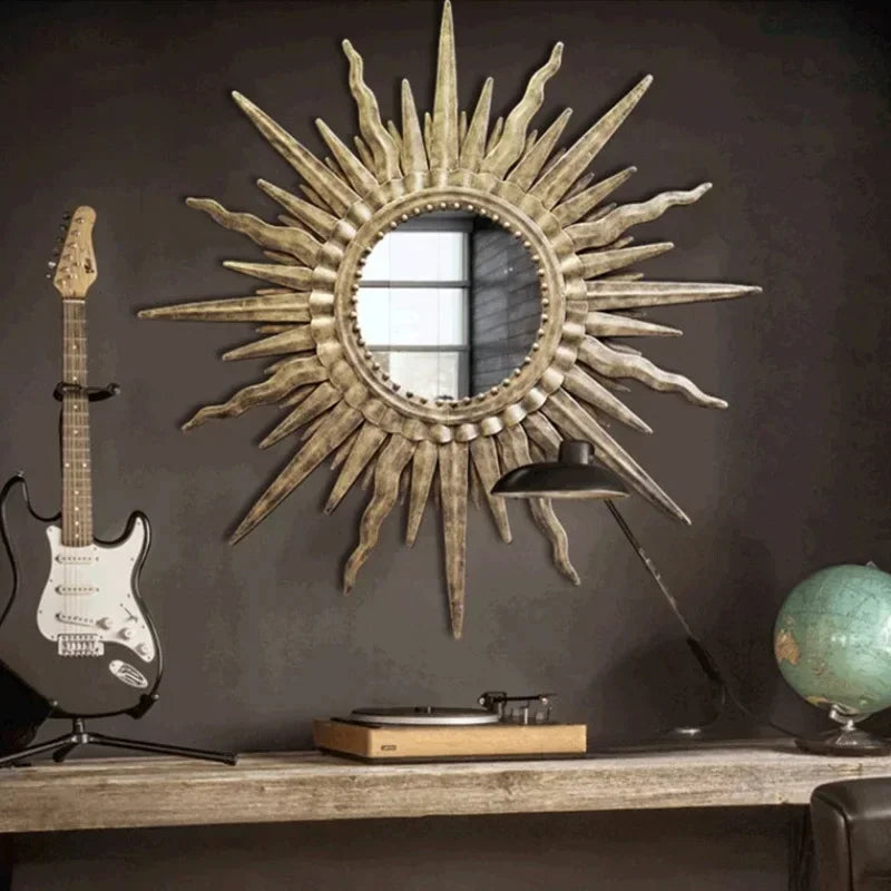 miroirs décoratifs en fer pour une ambiance élégante et moderne - vue 2 sur 10