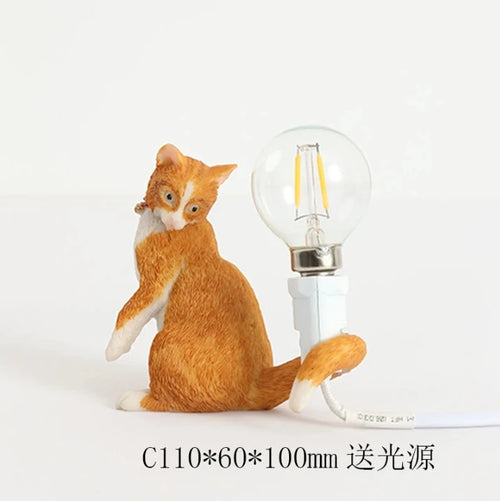 lampe de bureau décorative pour animaux en résine - vue 15 sur 14