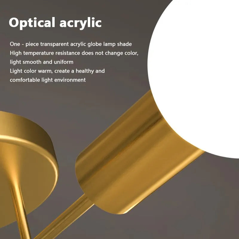 Plafonniers à plusieurs lampes moderne - vue 5 sur 12
