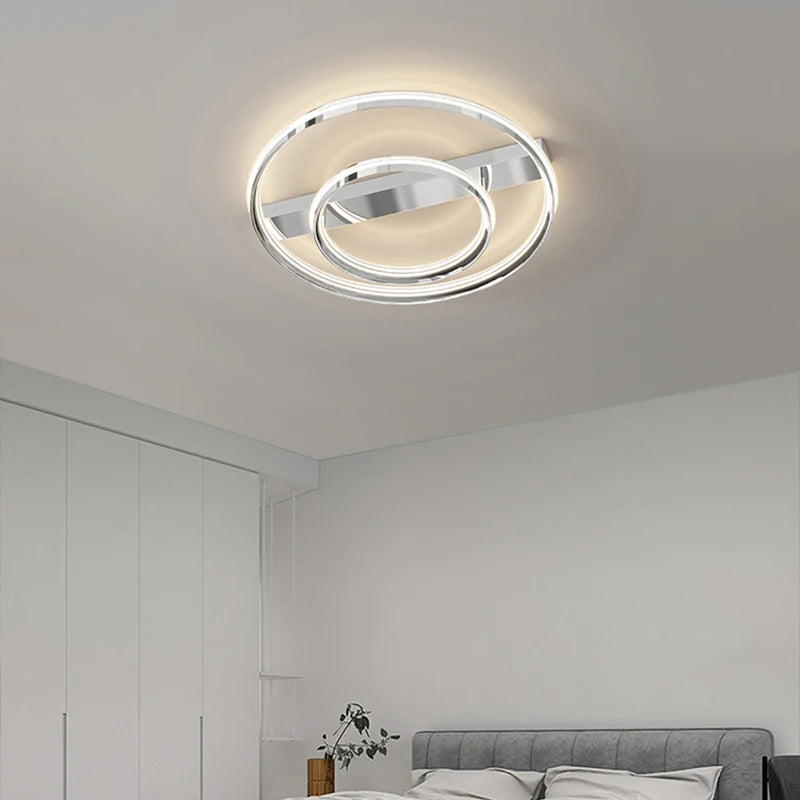 plafonnier led moderne pour décoration intérieure lumineuse - vue 5 sur 10