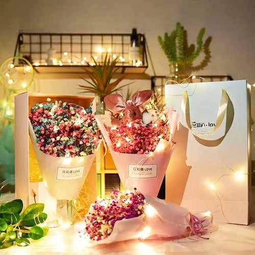 lot de 6 guirlandes lumineuses à led pour fêtes et Noël - vue 3 sur 6