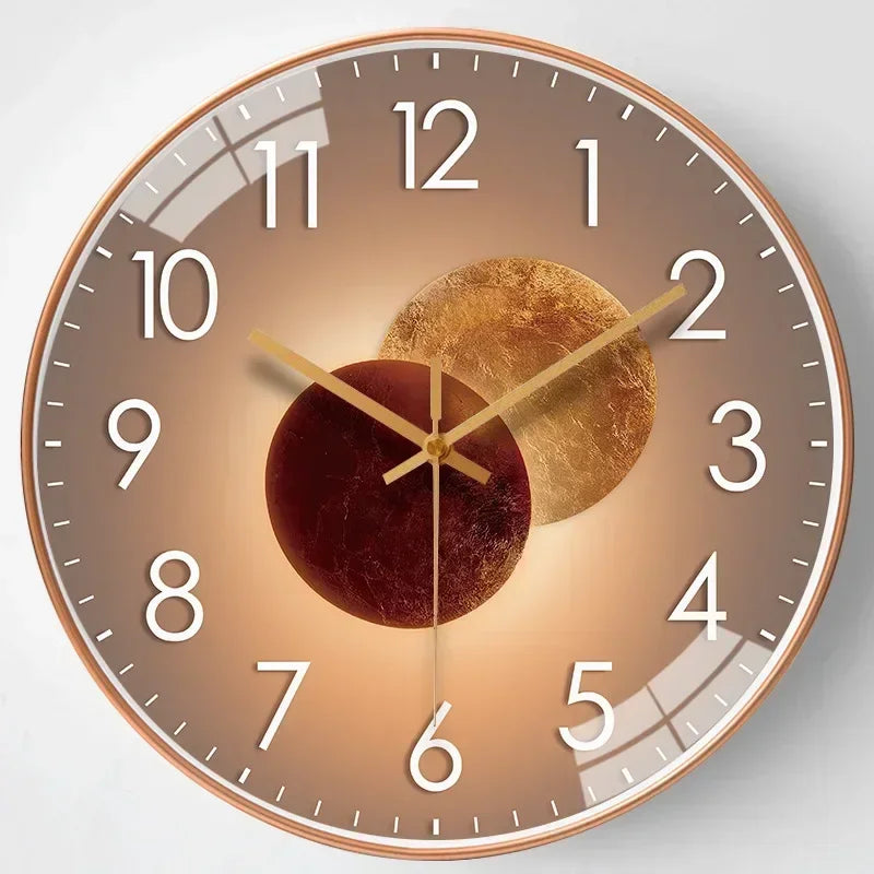 horloge murale silencieuse à piles design moderne pour tous les espaces - vue 16 sur 16