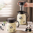 Théière isotherme panda grande capacité infusion vapeur inox