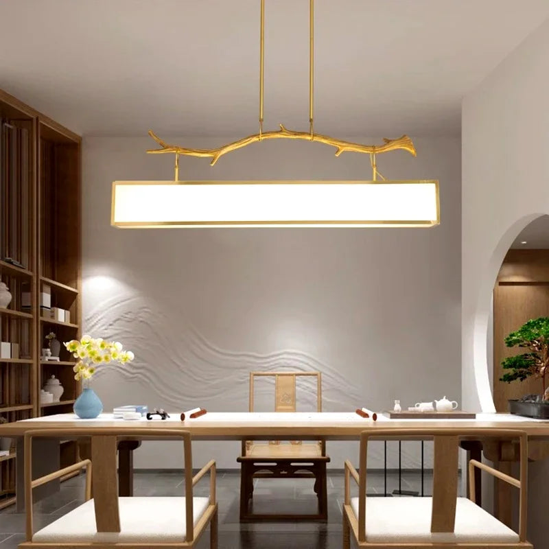 lustre led moderne suspension pour éclairage intérieur - vue 6 sur 9