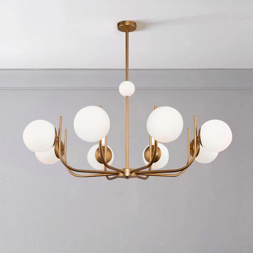 lustre moderne à led pour éclairage intérieur suspendu - vue 2 sur 6