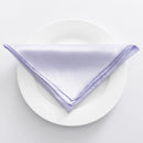Serviette de table satin décorative style réception lot
