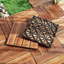 Parquet extérieur clipsable antidérapant imperméable effet bois