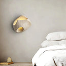 applique murale led design nordique wabi sabi en ciment