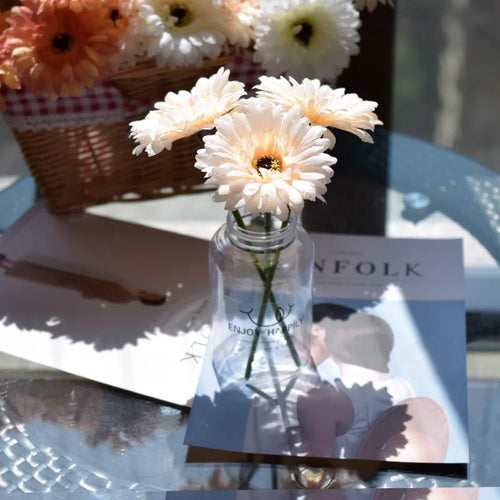 fleurs de gerbera artificielles pour décoration de fête et mariage - vue 11 sur 13