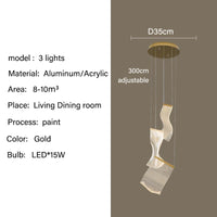 Nordic Modern Luxury Attic Chandelier Living Room Dining Room Dining Table Chandelier Hotel Lobby Staircase Hanging Chandelier