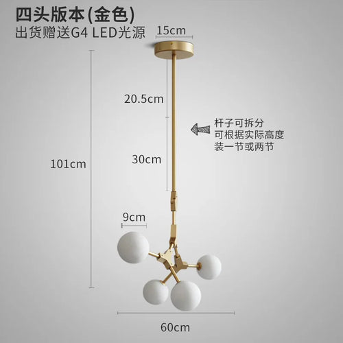 lustre moderne décoratif pour un intérieur nordique élégant - vue 13 sur 16