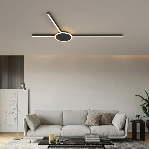 plafonnier LED décoratif géométrique pour intérieur moderne - vue 5 sur 12