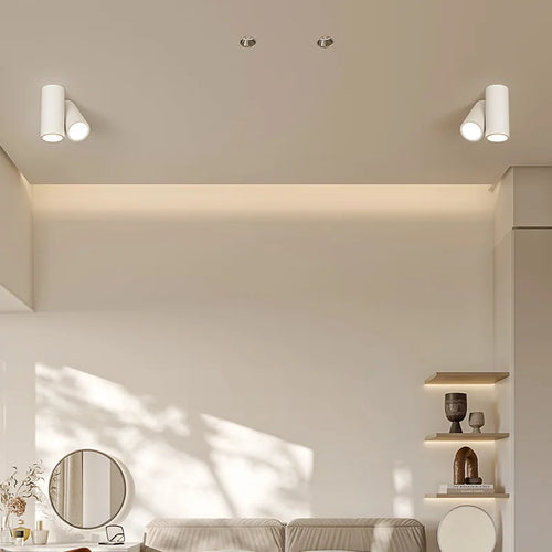 Spot LED simple et moderne lampe couloir escalier porche étude lumière cuisine salle à manger éclairage restaurant projecteur intérieur - vue 2 sur 14
