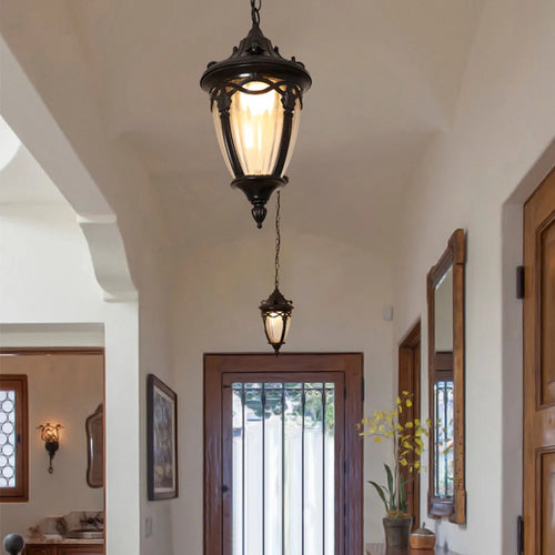lustre étanche pour balcon et éclairage extérieur décoratif - vue 6 sur 10
