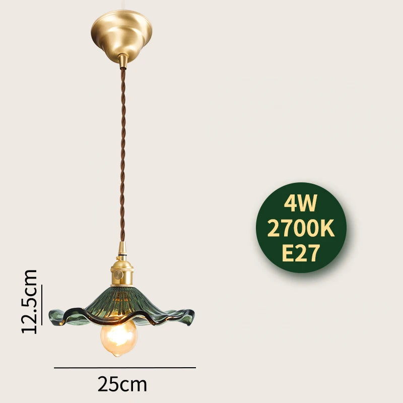 suspension en verre diamant led nordique moderne - vue 25 sur 30