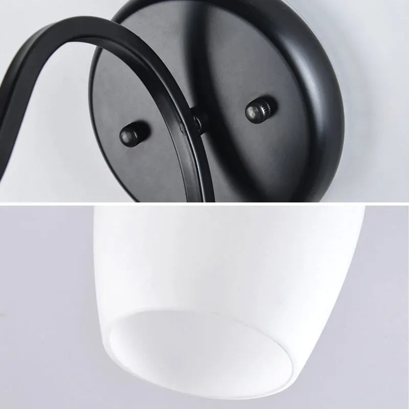 applique murale led rétro nordique moderne pour décoration intérieure - vue 4 sur 16