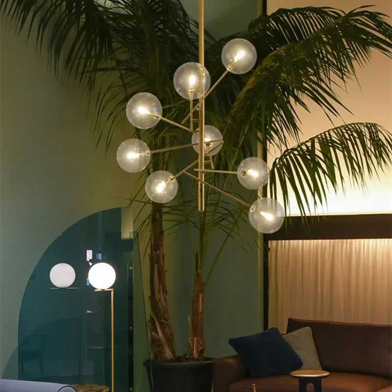 suspension en verre moderne pour décoration créative et élégante - vue 4 sur 9