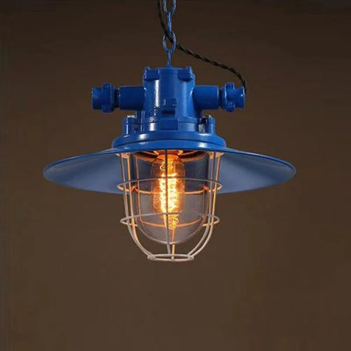 lustre rétro industriel créatif pour restaurant bar café - vue 9 sur 10