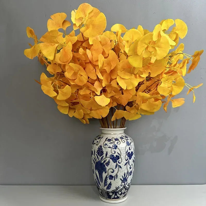 plante décorative ginkgo artificielle à trois fourches pour extérieur - vue 4 sur 6