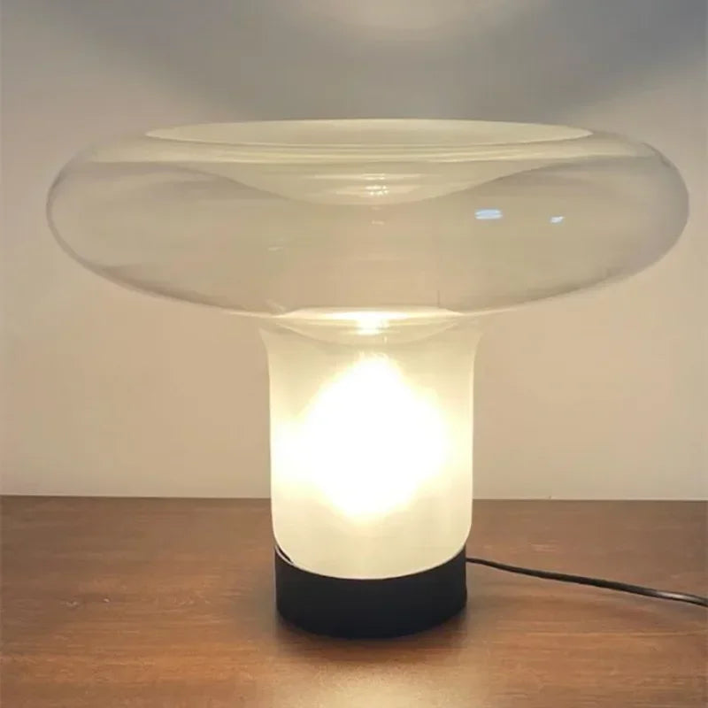 Italy Design Mushroom Table Lamps Glass Desk Light Close to Original for Bedroom Living Room - vue 2 sur 7