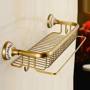 ensembles daccessoires en laiton massif pour salle de bain rétro - vue 14 sur 20