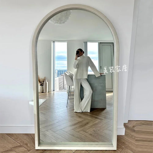 miroir décoratif circulaire pour une ambiance bohème élégante - vue 7 sur 9