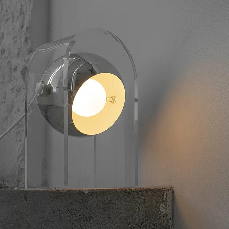 lampe de chevet design en acrylique pour intérieur moderne - vue 3 sur 7