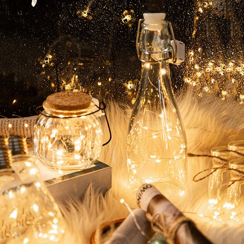 lot de 5 guirlandes lumineuses à led pour décorations festives - vue 3 sur 11