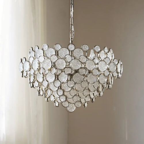 lustre led en verre design créatif et simple moderne - vue 5 sur 11