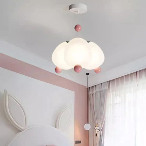lustre moderne mignon pour chambre de petite fille décor enfant - vue 4 sur 7
