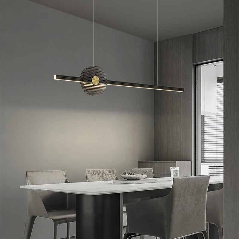 lustre moderne unique avec intensité variable pour ambiance élégante - vue 3 sur 10