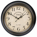 horloge murale vintage silencieuse design classique en métal