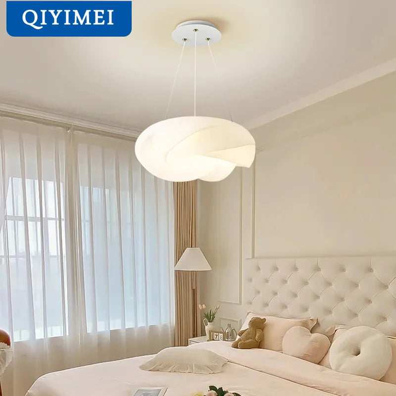 lustre led moderne pour décoration d'intérieur en forme de couronne - vue 4 sur 12