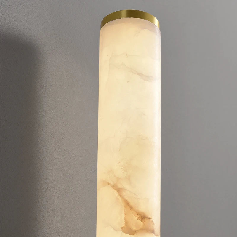 applique murale en marbre et cuivre pour éclairage décoratif intérieur - vue 4 sur 7
